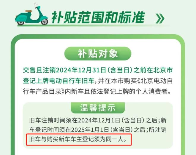 2025年电动自行车以旧换新手把手教您领补贴！(图1)